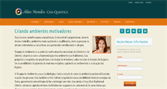 Desktop Screenshot of alinemendes.com.br